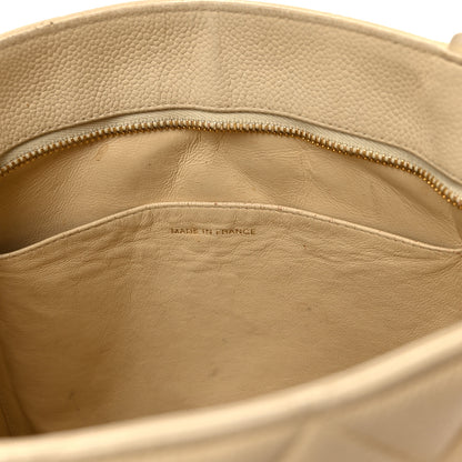 Chanel Caviar Quilted Medallion Tote Light Beige 13 of 18