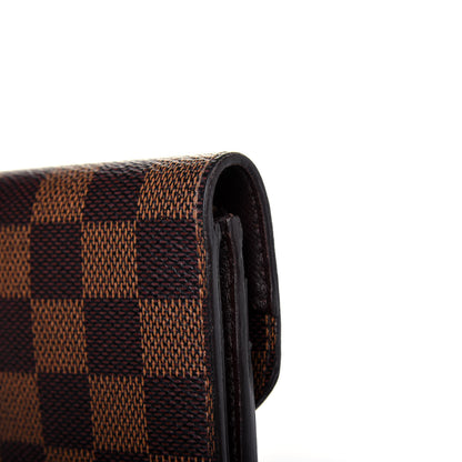 Louis Vuitton Damier Ebene Emilie Wallet 15 of 15