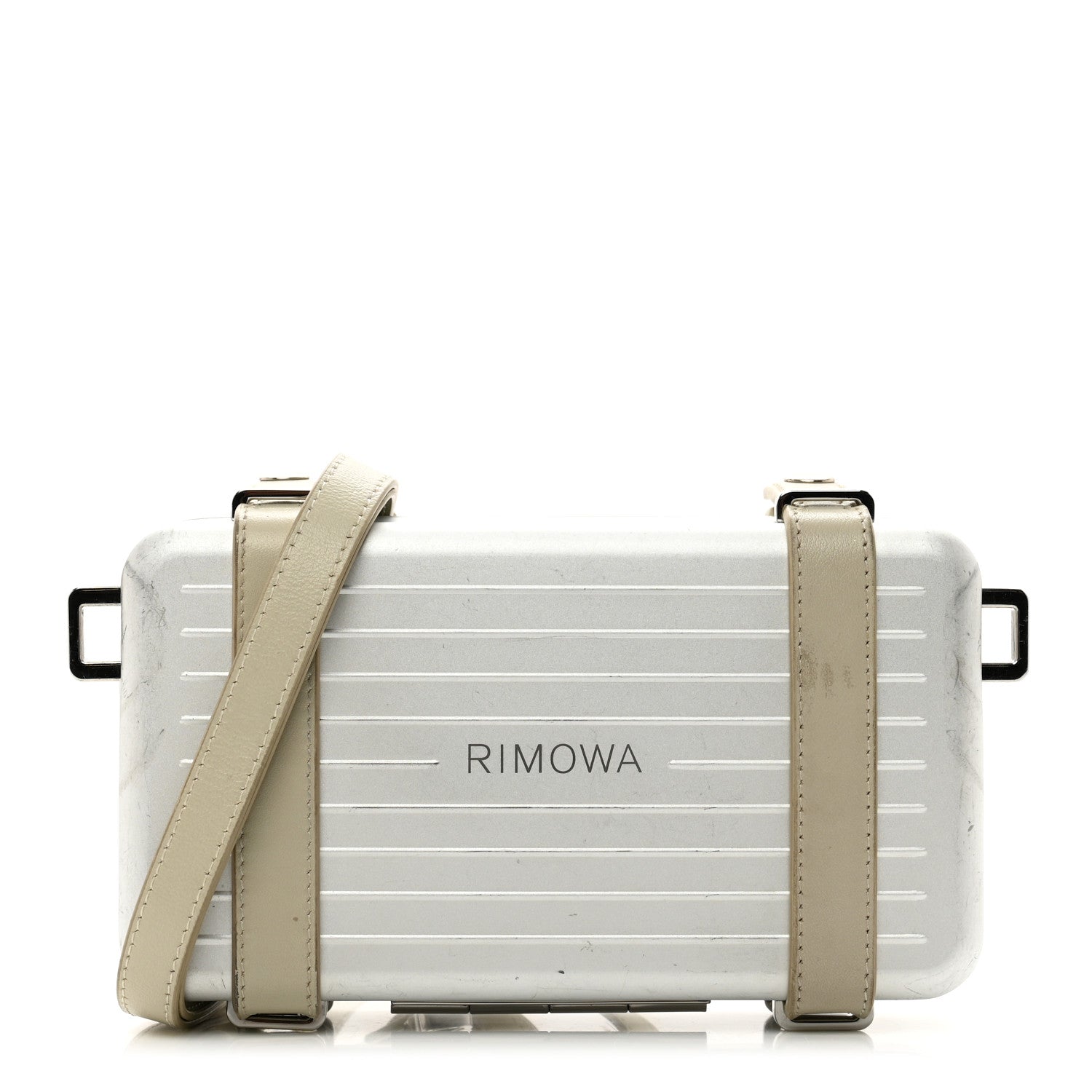 Christian Dior X RIMOWA Aluminum Personal Clutch On Strap Silver 1 of 11