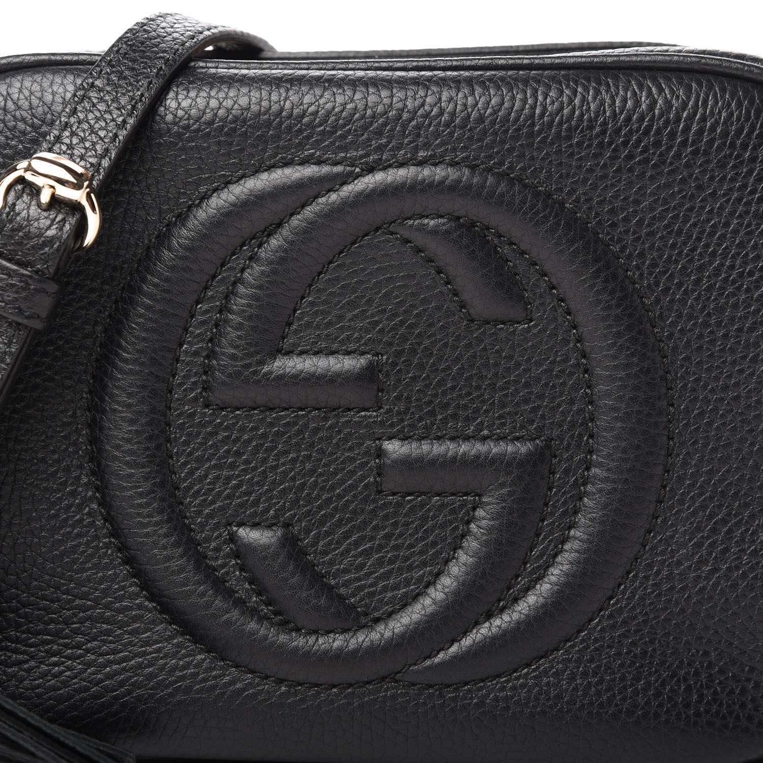 Gucci Pebbled Calfskin Small Soho Disco Bag Black 10 of 10