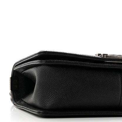 Chanel Caviar Quilted Medium Boy Flap Black 9 of 11