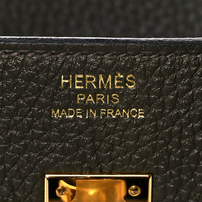 Hermes Togo Birkin 25 Vert De Gris 6 of 11
