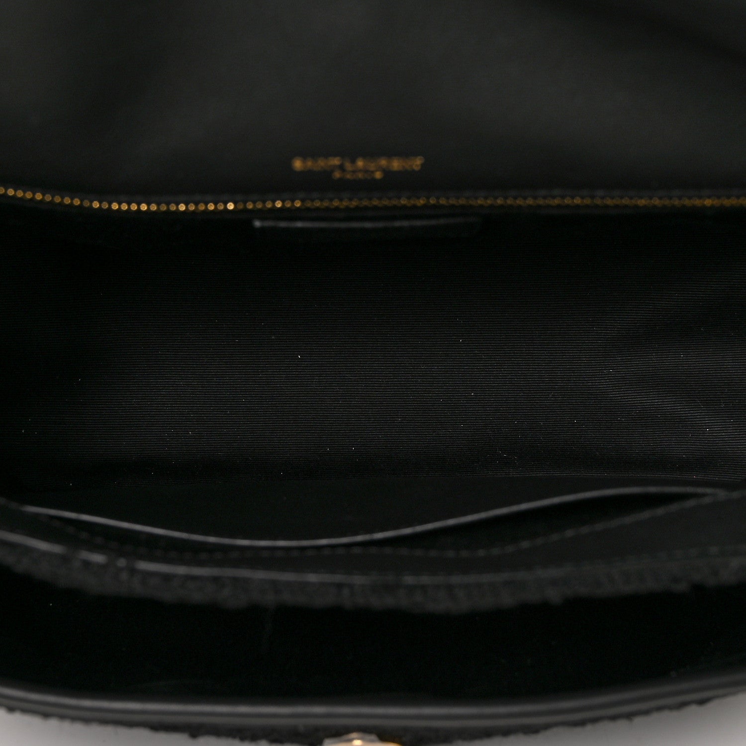Saint Laurent Boucle Tweed Monogram Medium Niki Chain Satchel Black 4 of 7
