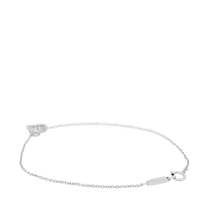 Tiffany Platinum Diamond Heart Bracelet 2 of 5