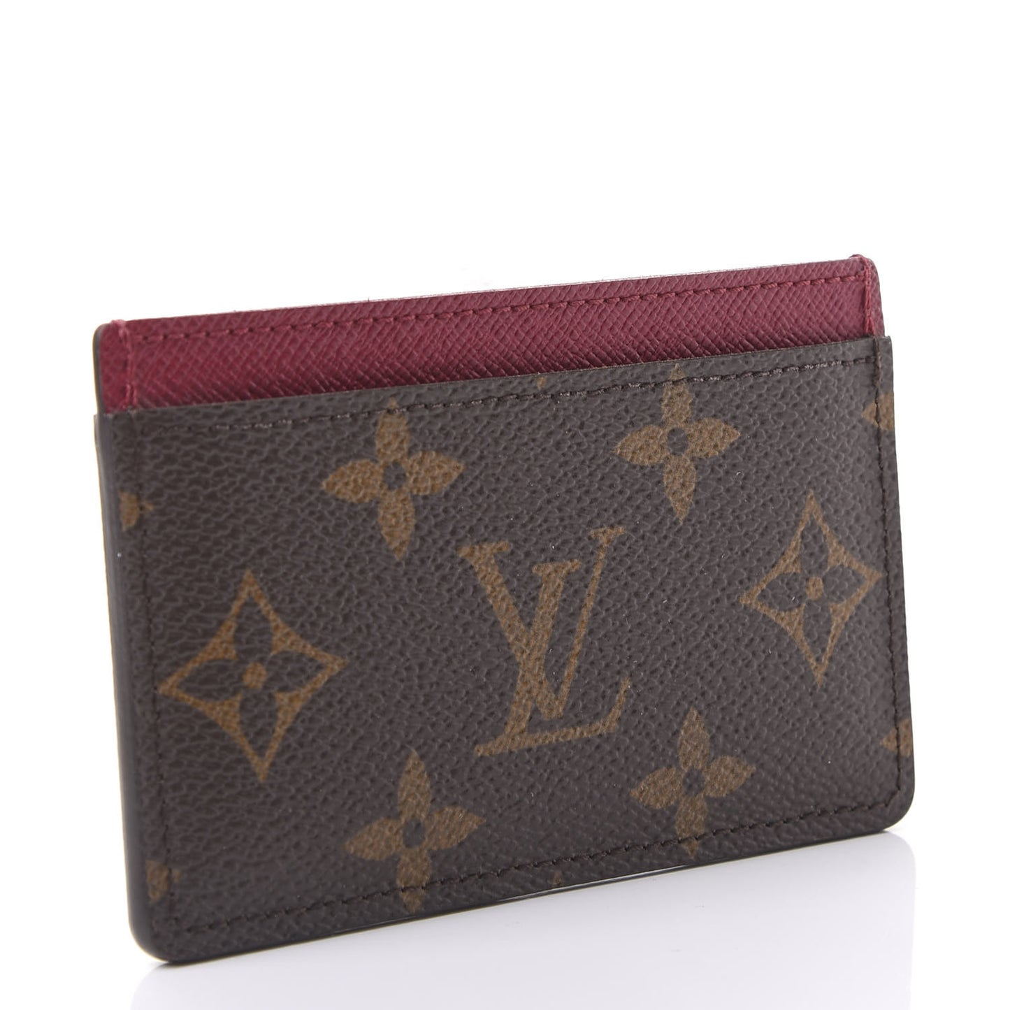 Monogram Card Holder Fuchsia