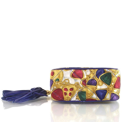 Chanel Vintage Quilted Jewel Tassel Bag 5 of 11