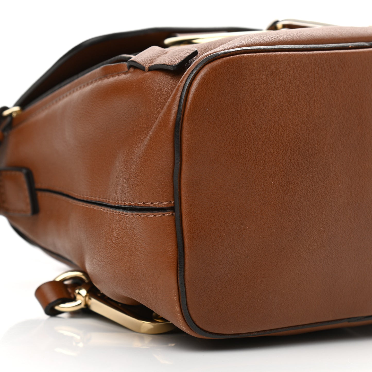 Suede Calfskin Mini Faye Backpack Tan