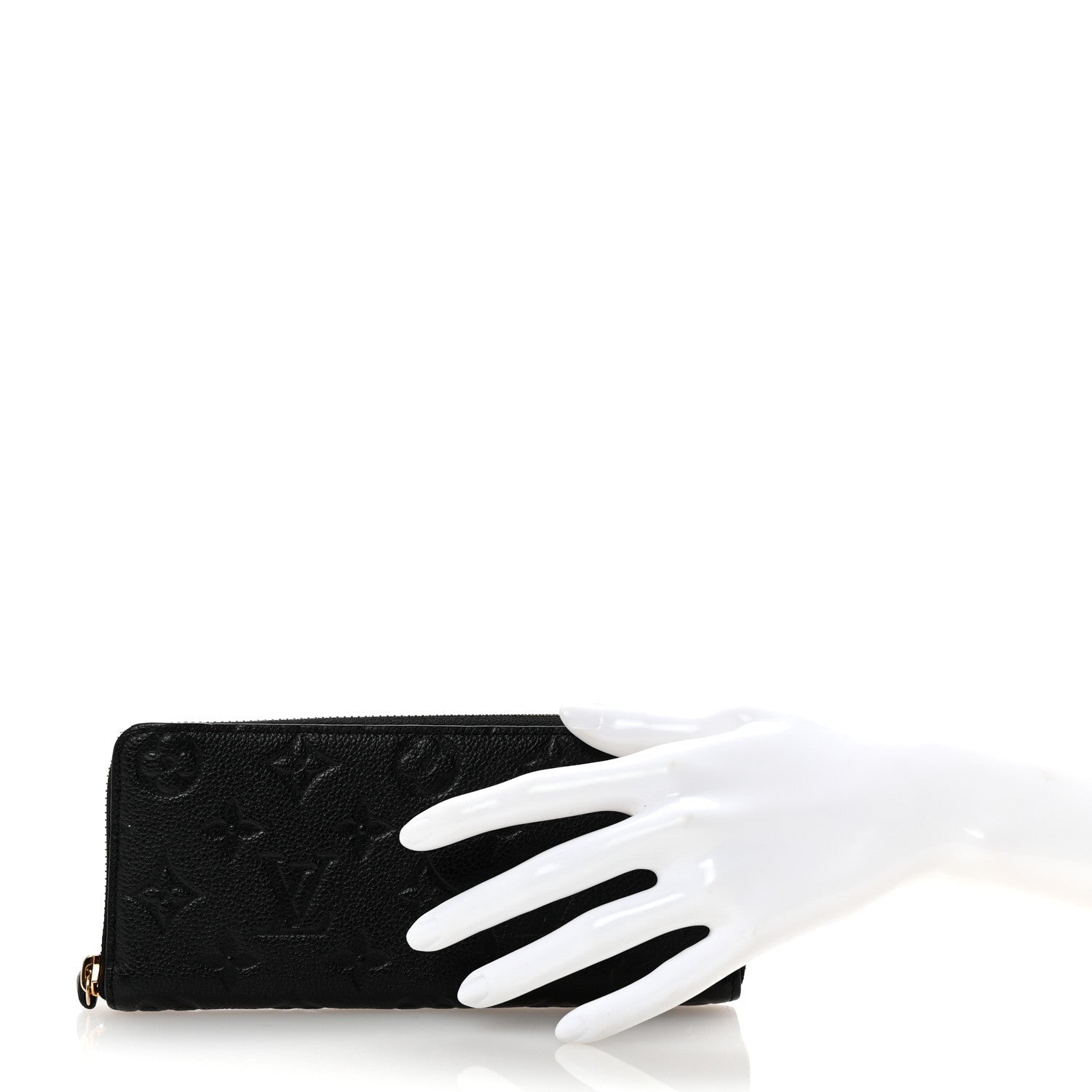Louis Vuitton Empreinte Clemence Wallet Black 2 of 7
