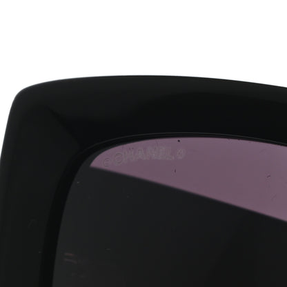 Chanel Acetate Rectangle Sunglasses 5435 Black 7 of 7