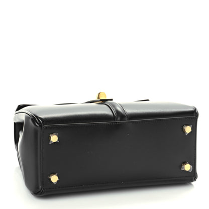 Celine Satinated Calfskin Small 16 Top Handle Bag Black 4 of 8