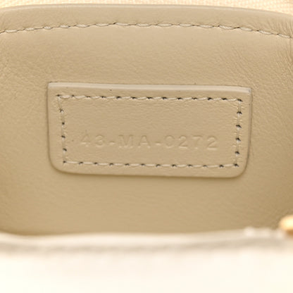 Christian Dior Patent Cannage Cube Wristlet Latte 4 of 9