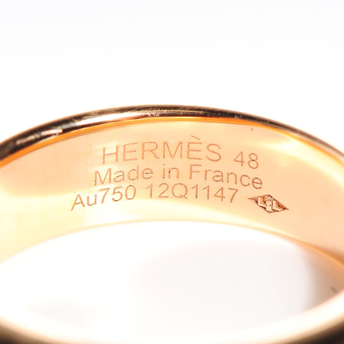 18K Rose Gold PM Collier De Chien Ring 48 4.5