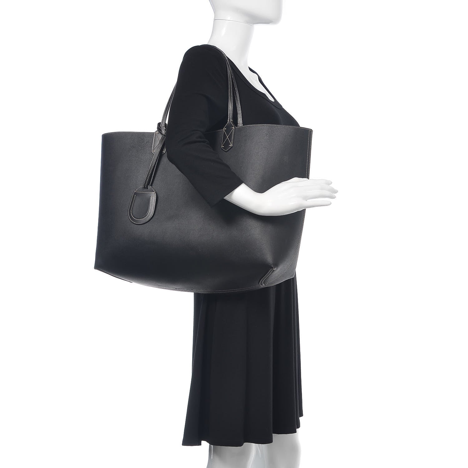 Gucci GG Supreme Monogram Large Reversible Tote Beige Black 2 of 20