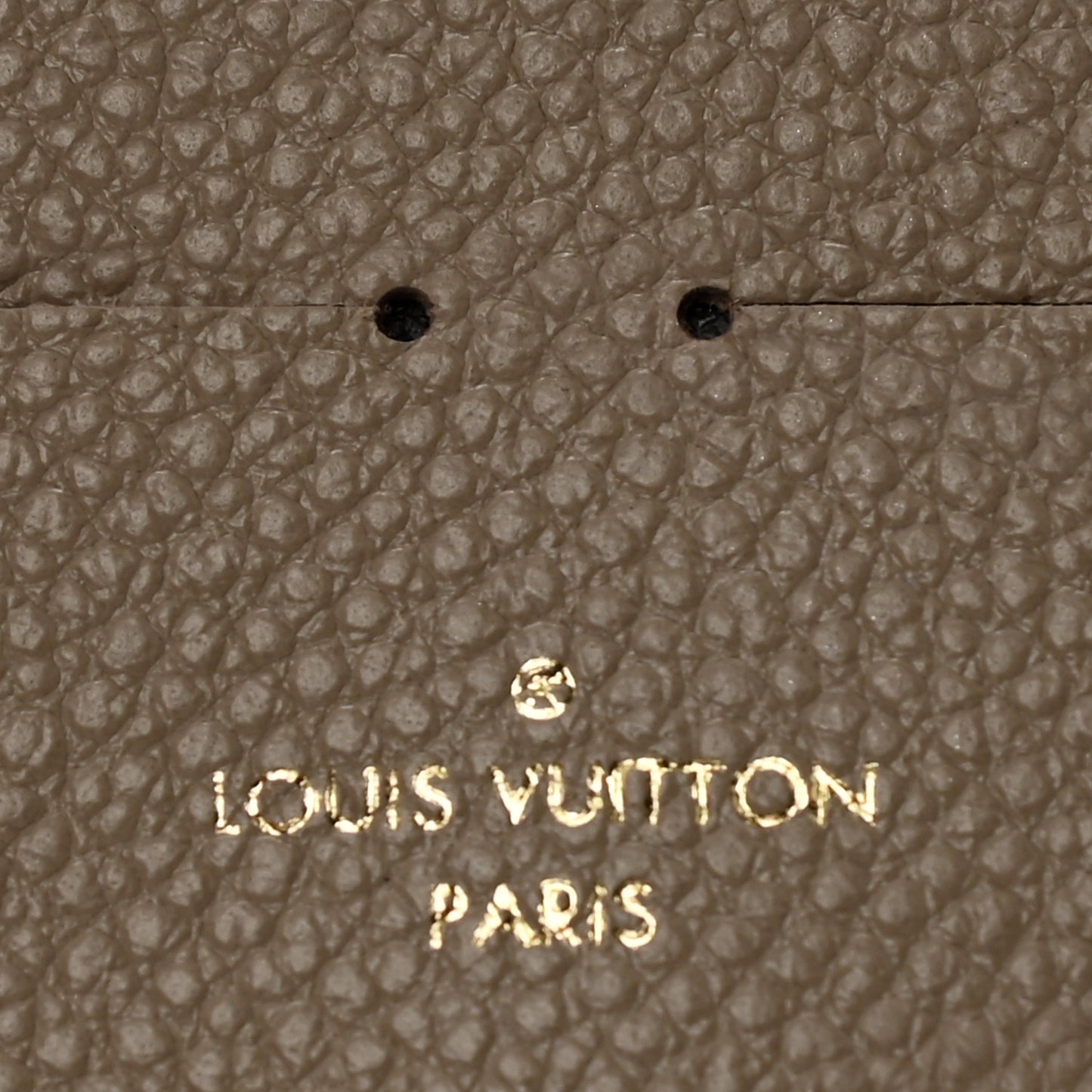 Calfskin Felicie Chain Wallet Card Holder Insert Tourterelle