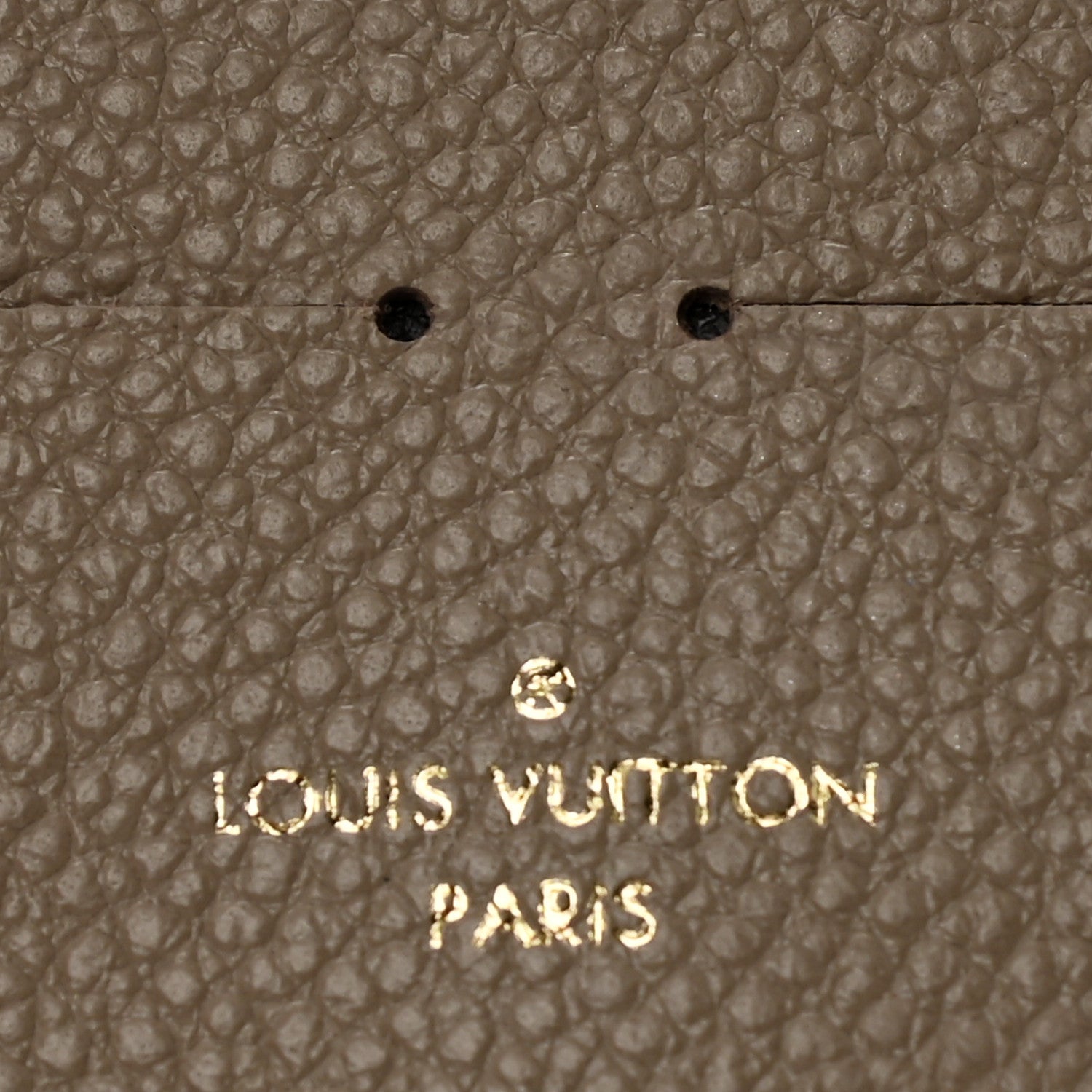 Louis Vuitton Calfskin Felicie Chain Wallet Card Holder Insert Tourterelle 5 of 5
