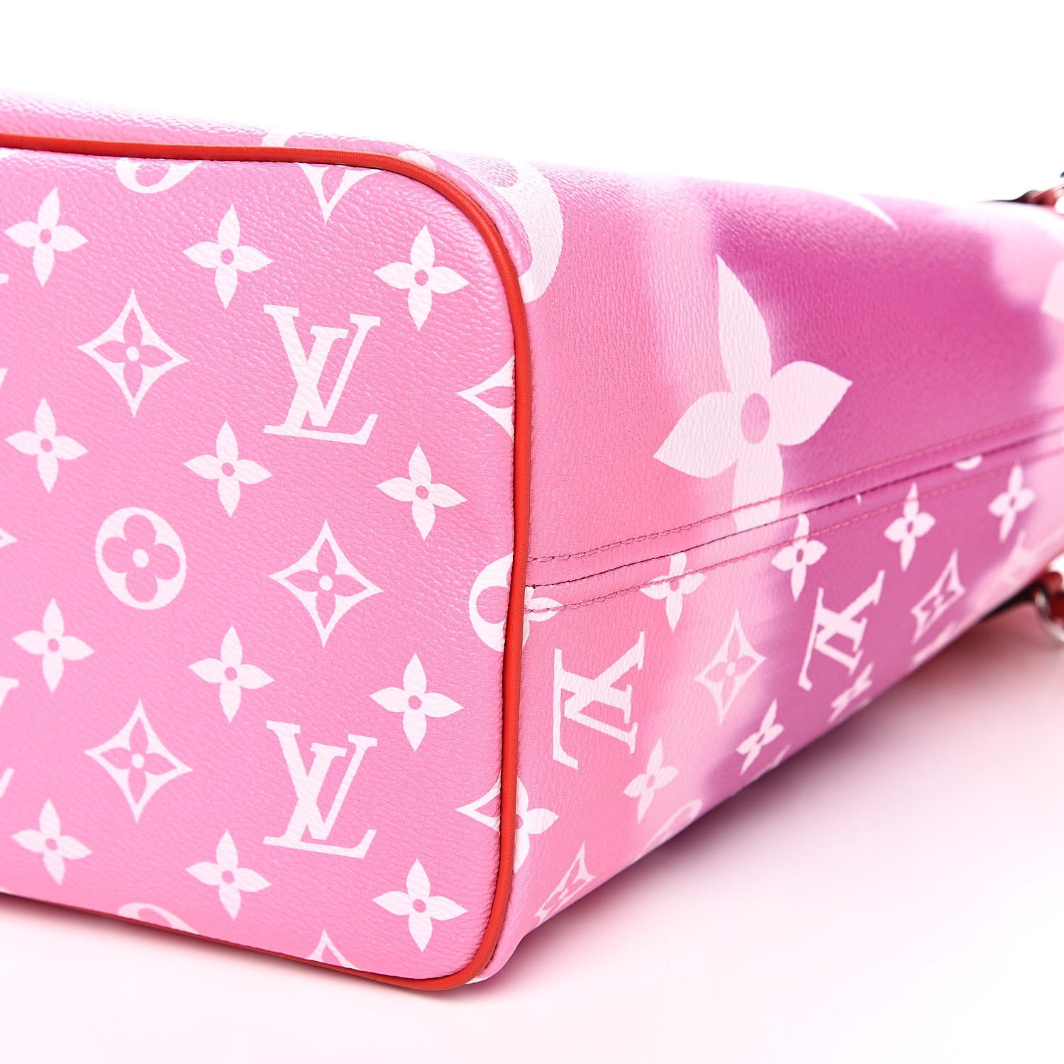 Louis Vuitton Monogram Escale Neverfull MM Rouge 10 of 12