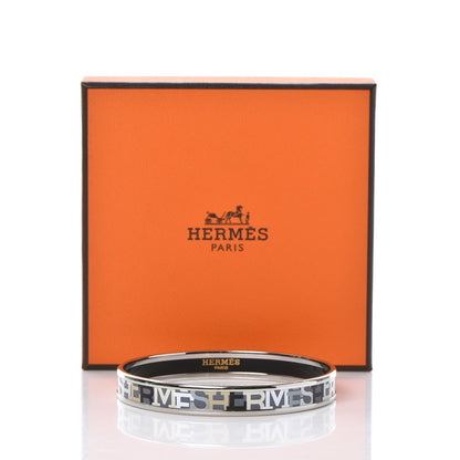 Hermes Enamel Printed Narrow Capitales Bracelet 65 6 of 6