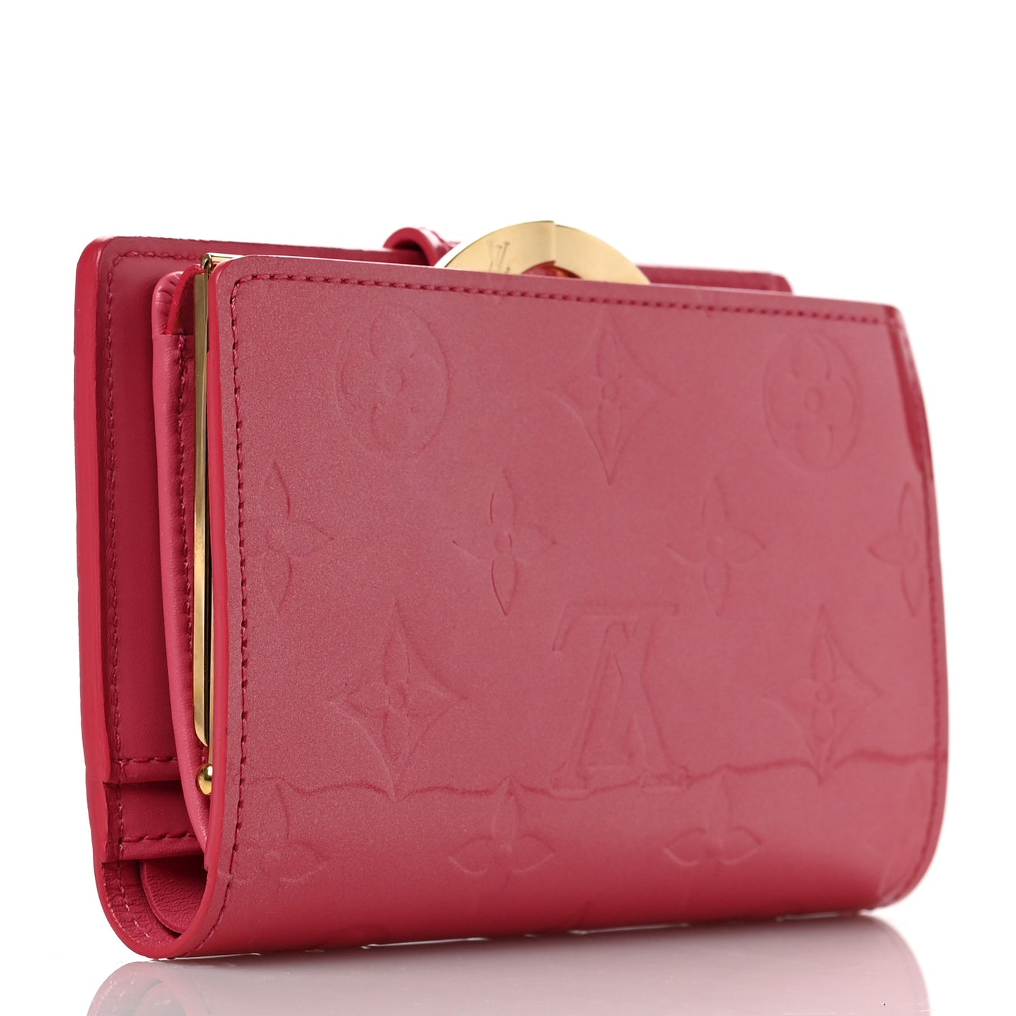 Vernis French Purse Wallet Fuchsia