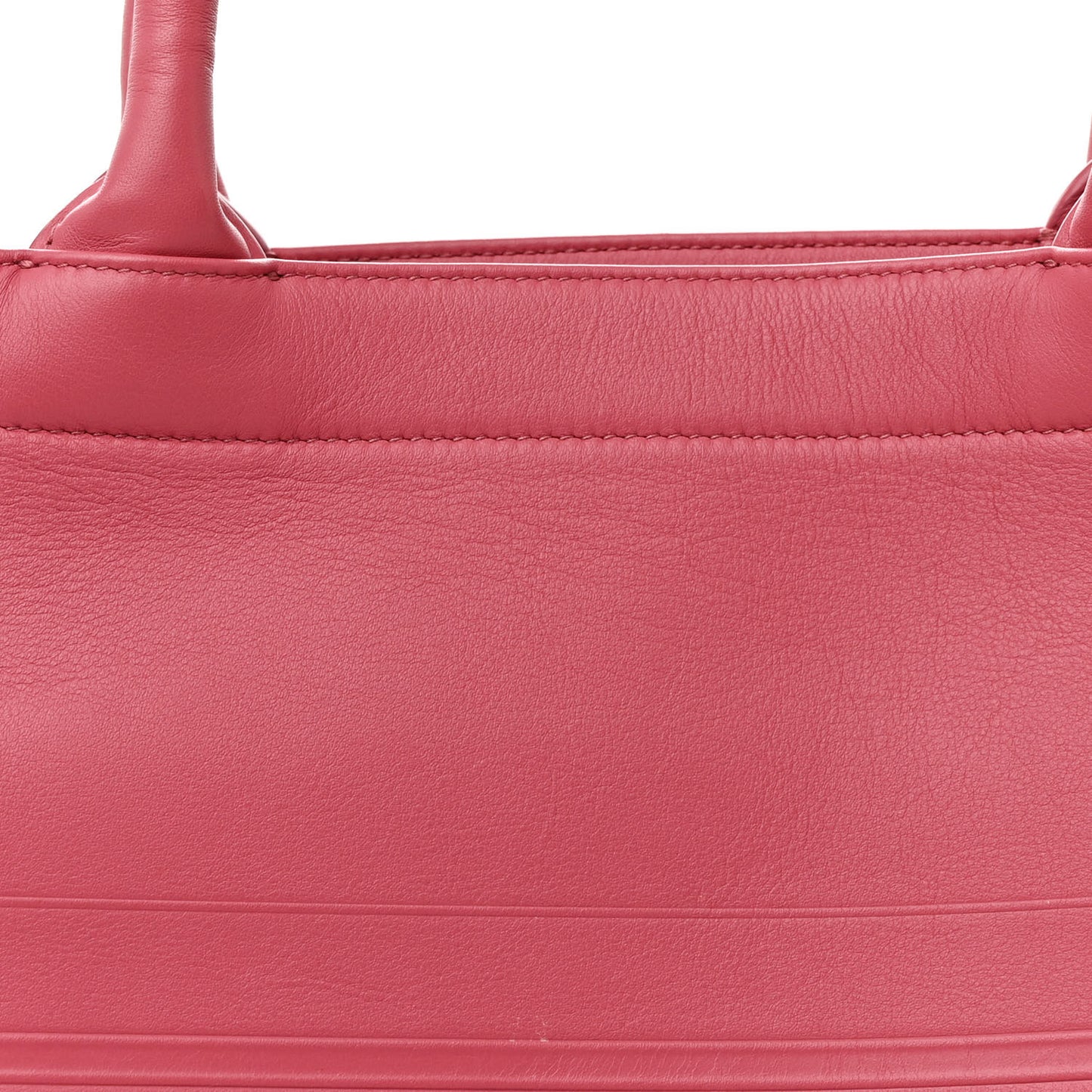 Calfskin Embossed Medium Book Tote Pink