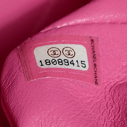 Chanel Iridescent Caviar Maxi Double Flap Pink 8 of 9