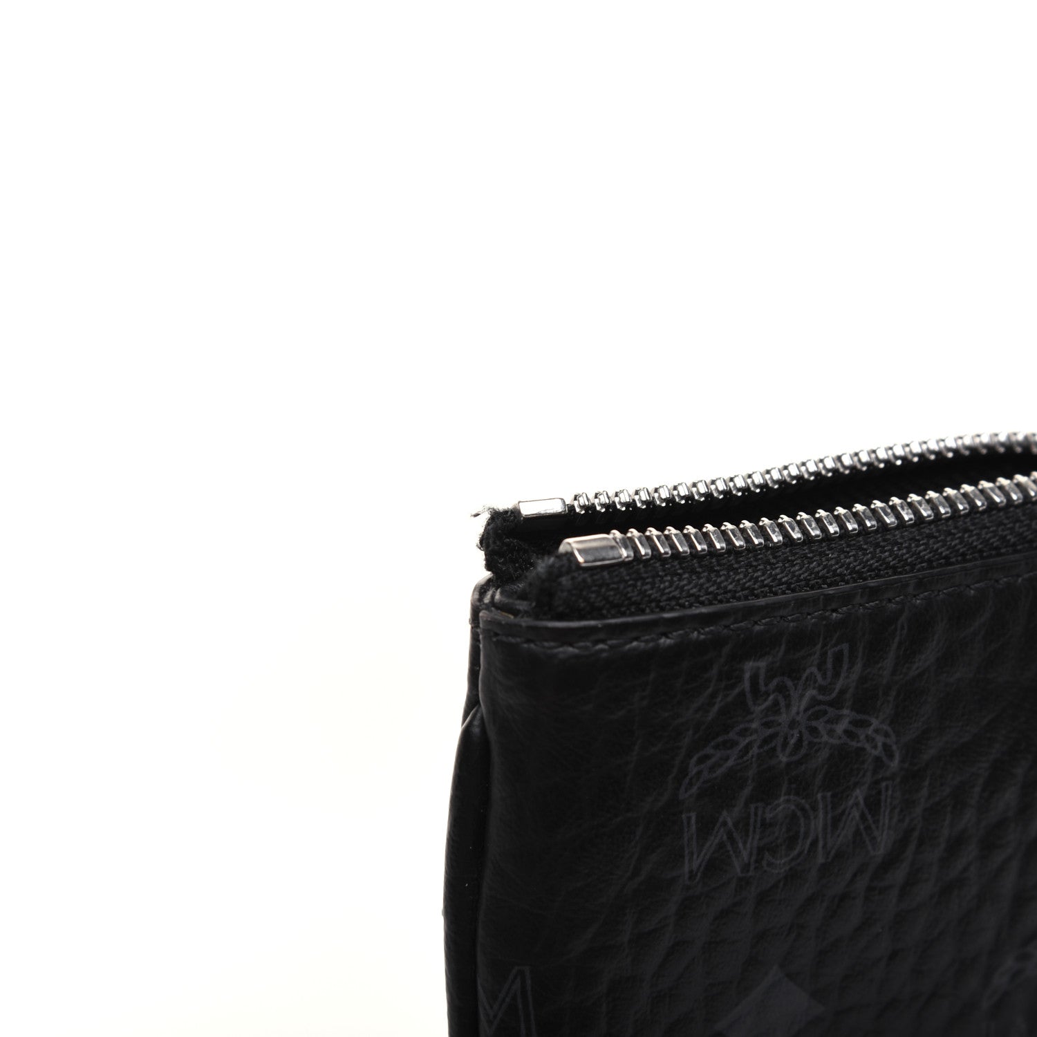 MCM Visetos Medium Crossbody Pouch Black 10 of 16
