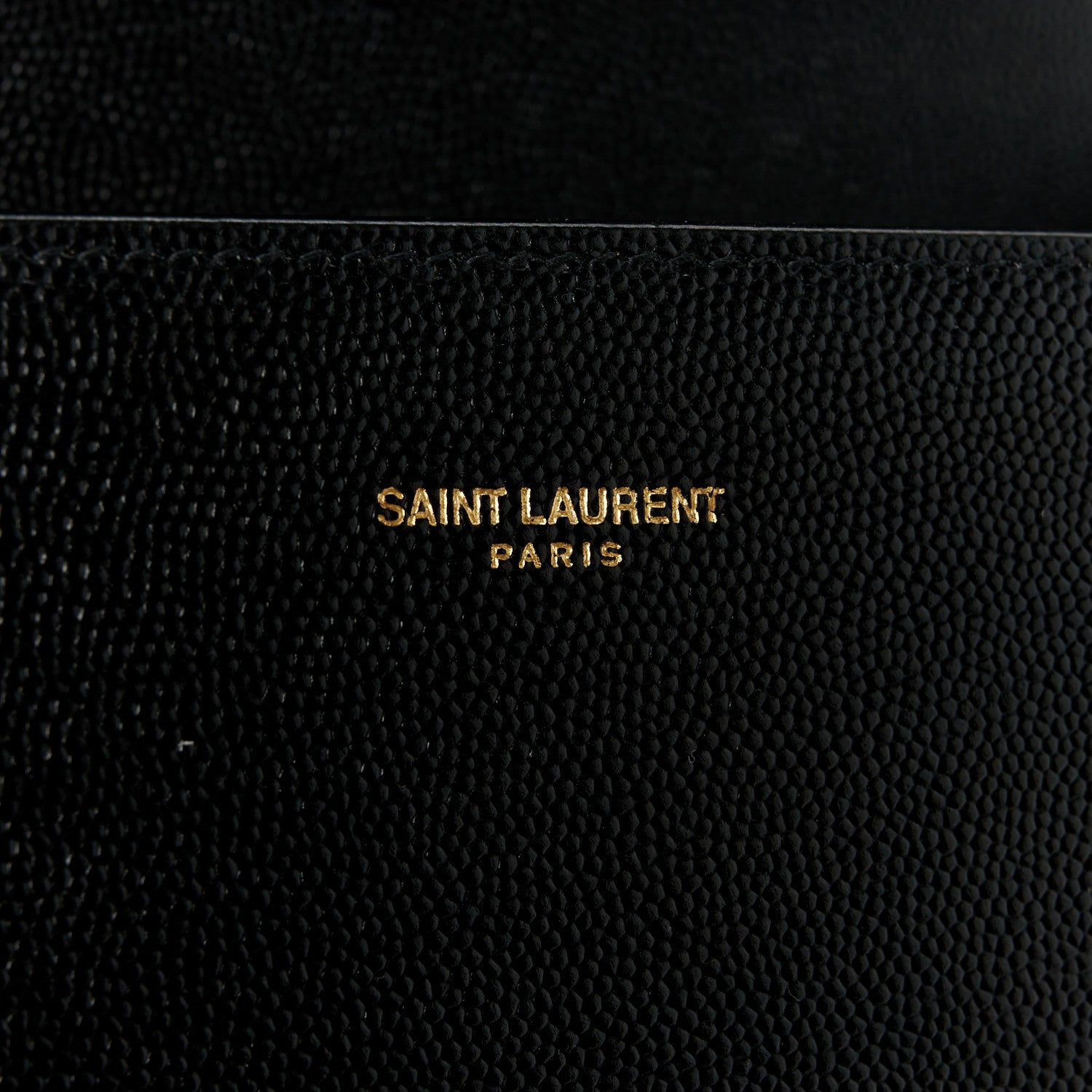 Saint Laurent Grain de Poudre Medium Classic Monogram Cassandra Top Handle Black Rouge Legion 8 of 12