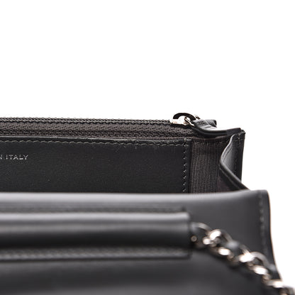 Chanel Patent Quilted Wallet On Chain WOC Black 12 of 13