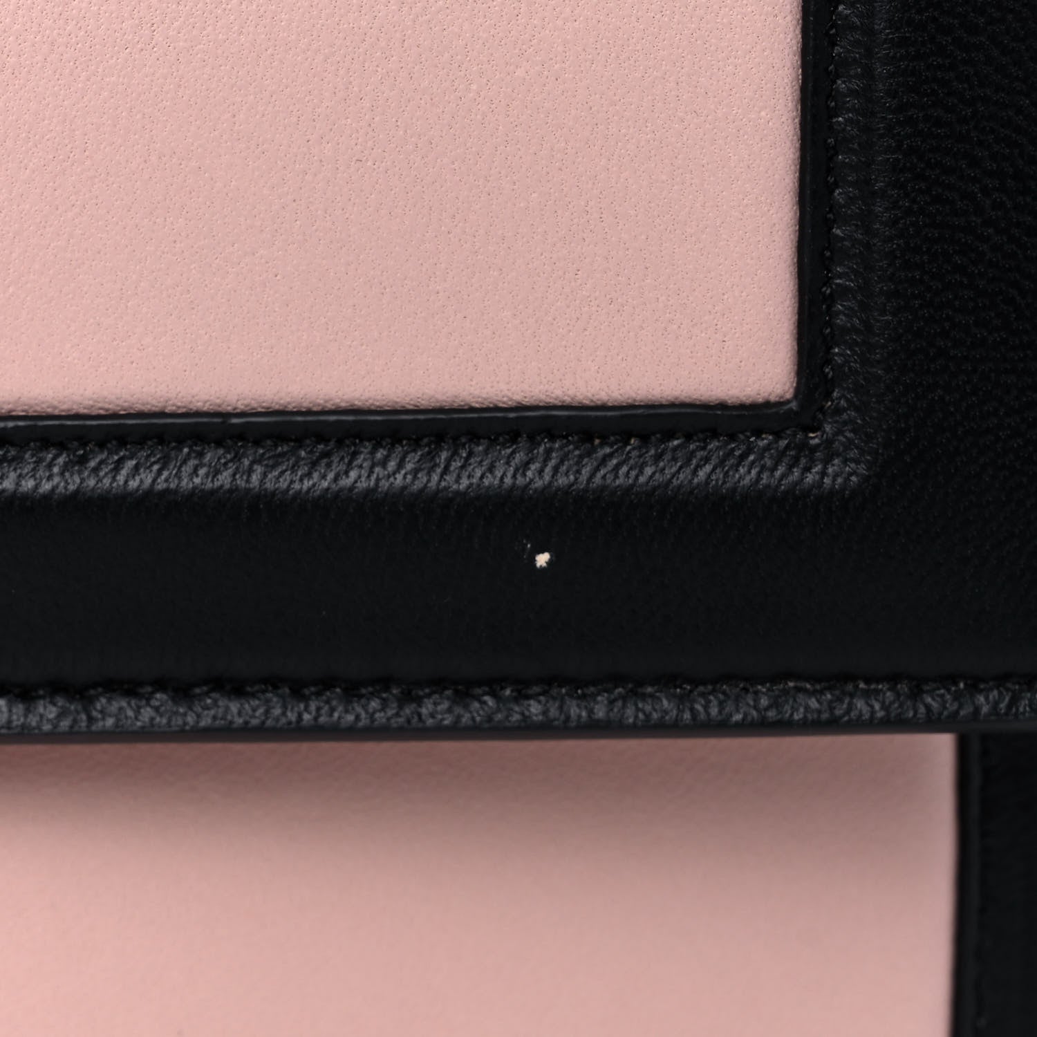 Fendi Nappa Apolo Bi-Color Chain Baguette Rosa Quarzo Black 12 of 13