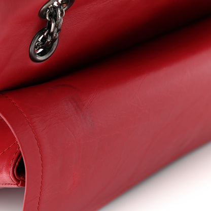Chanel Aged Calfskin Quilted 2.55 Reissue 227 Flap Red 9 of 14