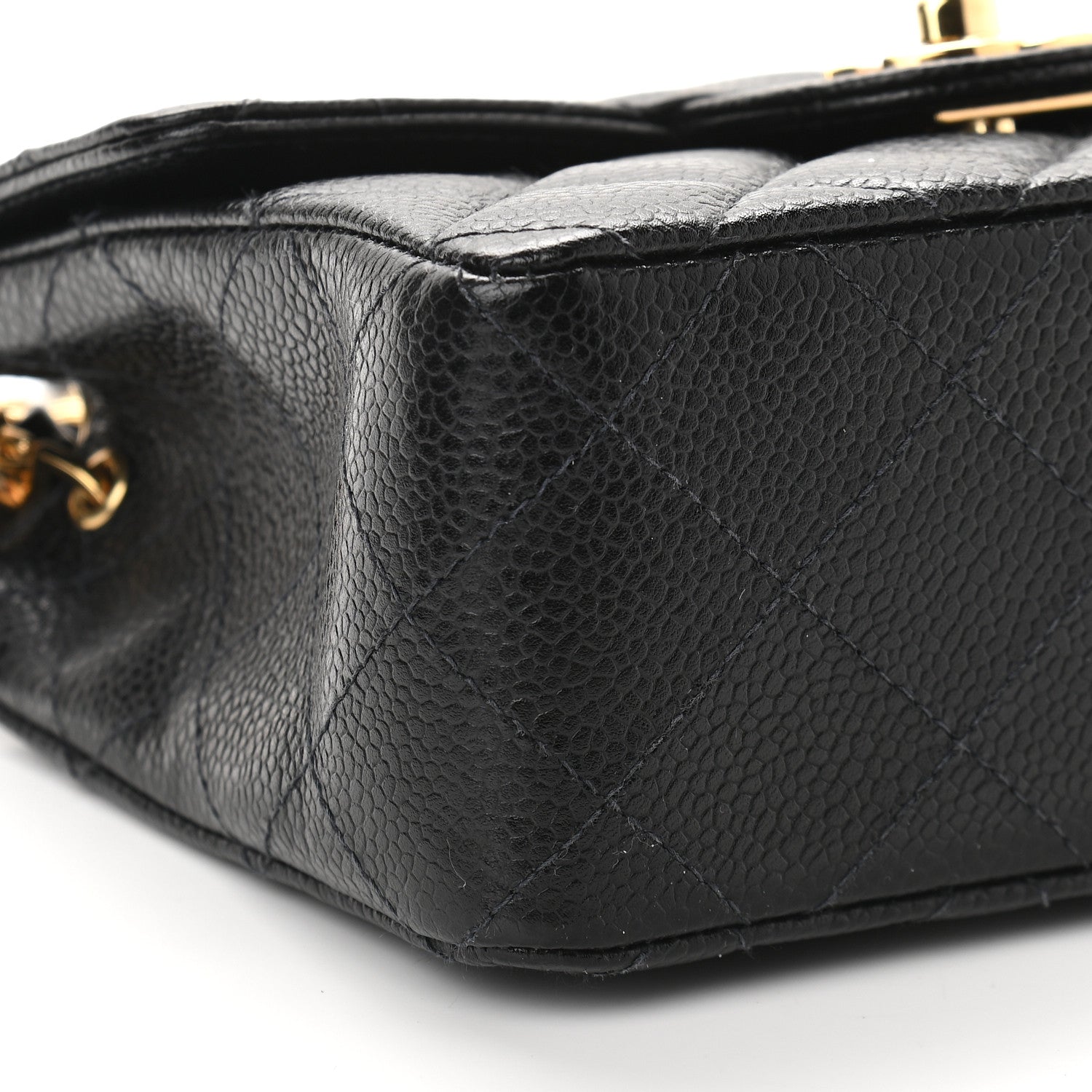 Chanel Caviar Quilted Mini Square Flap Black 7 of 8