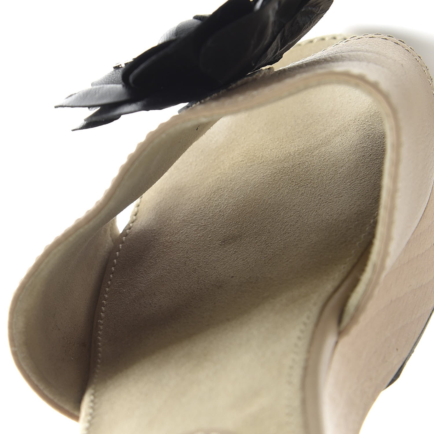 Chanel Calfskin Camellia Clogs 40 Beige 9 of 9