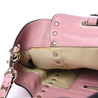 Valentino Garavani Vitello Small Rockstud Tote Pop Gardenia 11 of 17