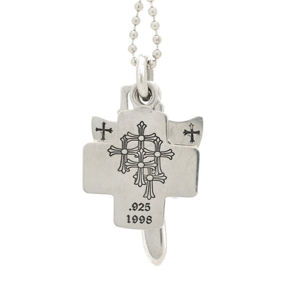 Chrome Hearts Sterling Silver Three Trinkets Necklace 9 of 9