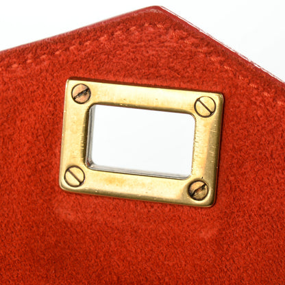 Proenza Schouler Suede PS1 Mini Pouch Messenger Bag Orange 4 of 13