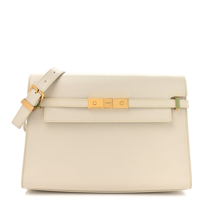 Saint Laurent Smooth Calfskin Manhattan Shoulder Bag Crema Soft 1 of 14
