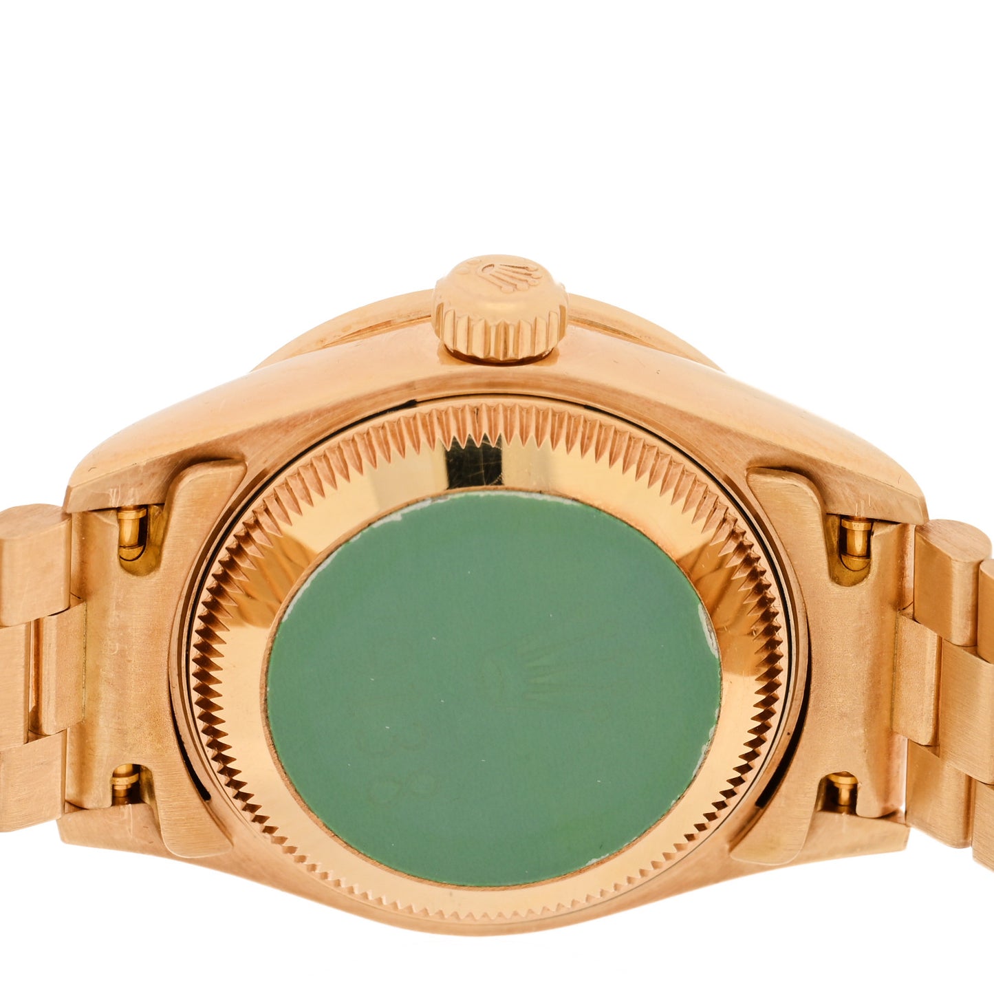 18K Yellow Gold Diamond Bezel 26mm Datejust President Watch Silver Jubilee 79138