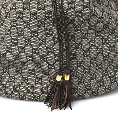 Gucci Monogram Medium Interlocking Icon Shoulder Bag Dark Brown 8 of 13