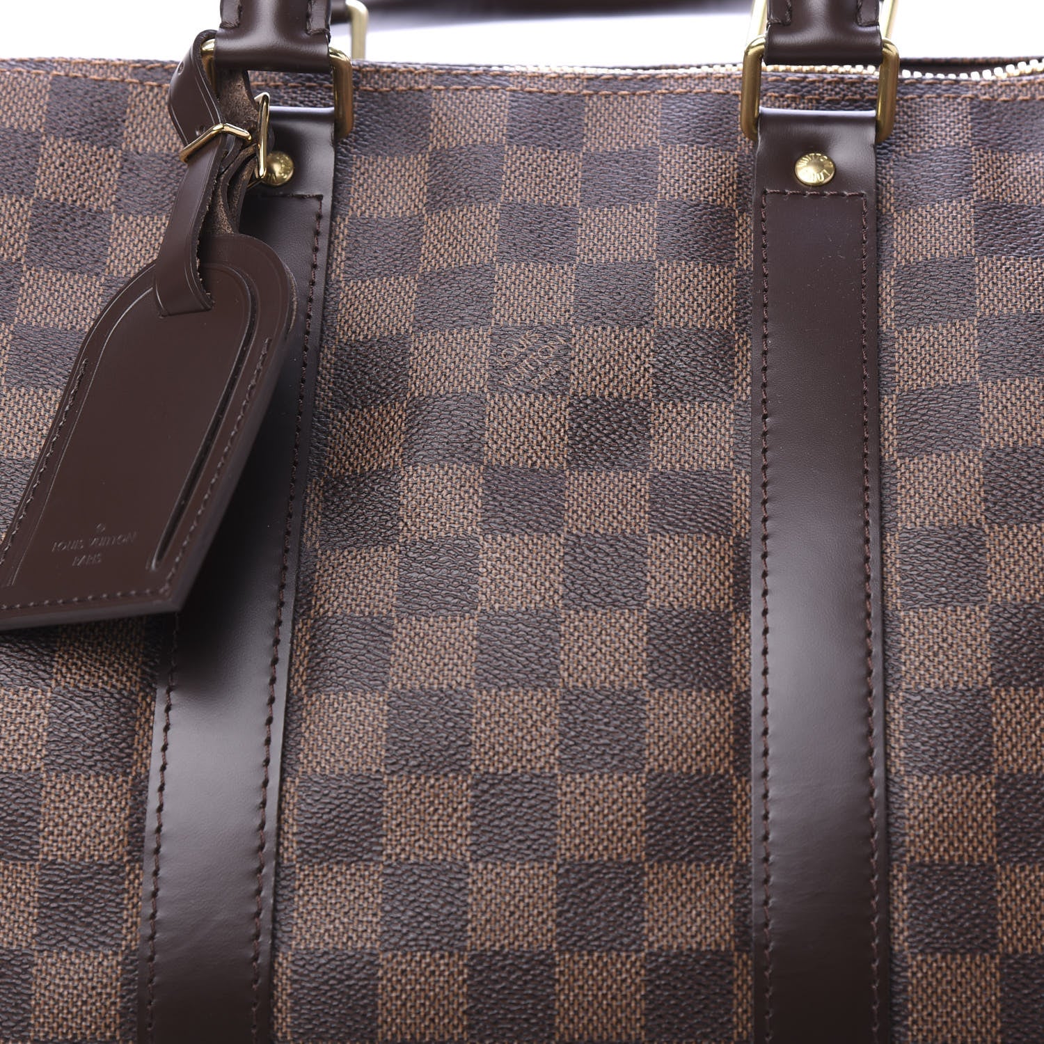 Louis Vuitton Damier Ebene Keepall Bandouliere 45 9 of 10