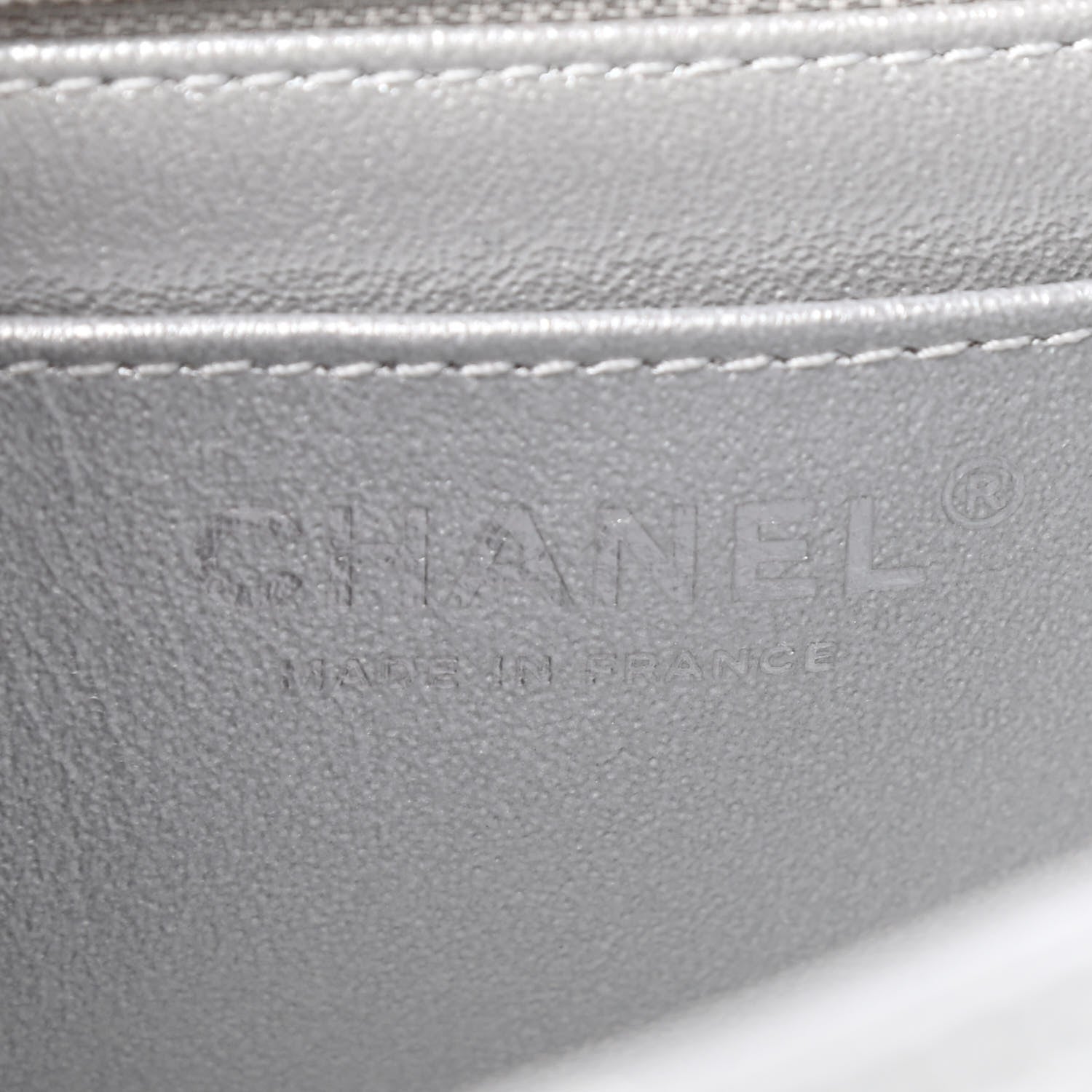 Chanel Metallic Grained Calfskin Quilted 2.55 Reissue Mini Flap Silver 6 of 11