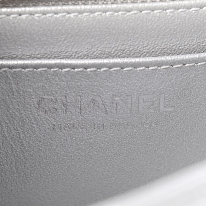 Chanel Metallic Grained Calfskin Quilted 2.55 Reissue Mini Flap Silver 6 of 11