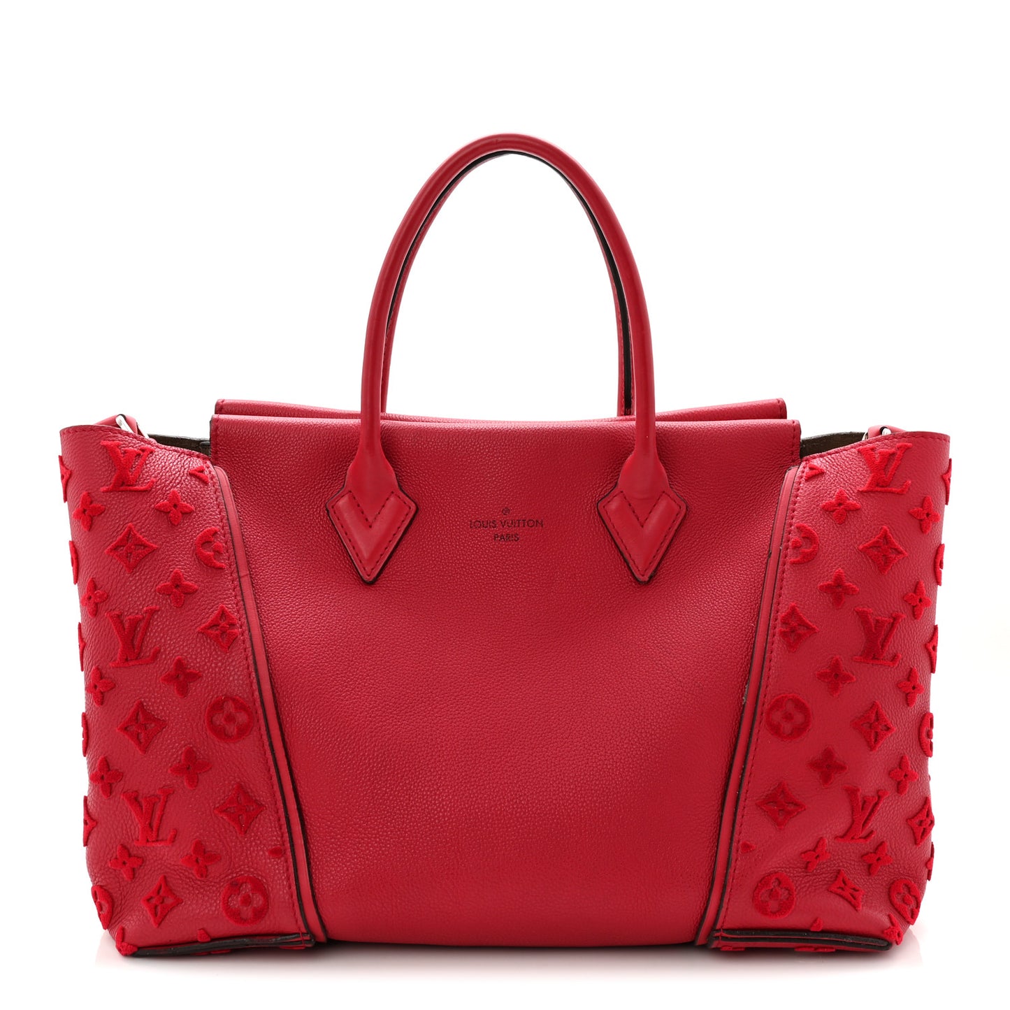 Veau Cachemire Tote W PM Framboise