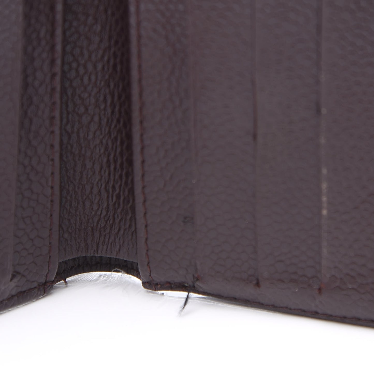 Caviar Timeless CC Compact Flap Wallet Burgundy