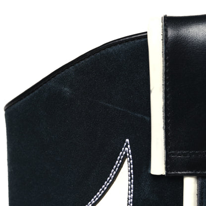 Louis Vuitton Calfskin Canyon Mens Cowboy Boots 9 Black 9 of 10