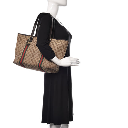 Gucci Monogram Large Jolicoeur Tote Brown 2 of 18