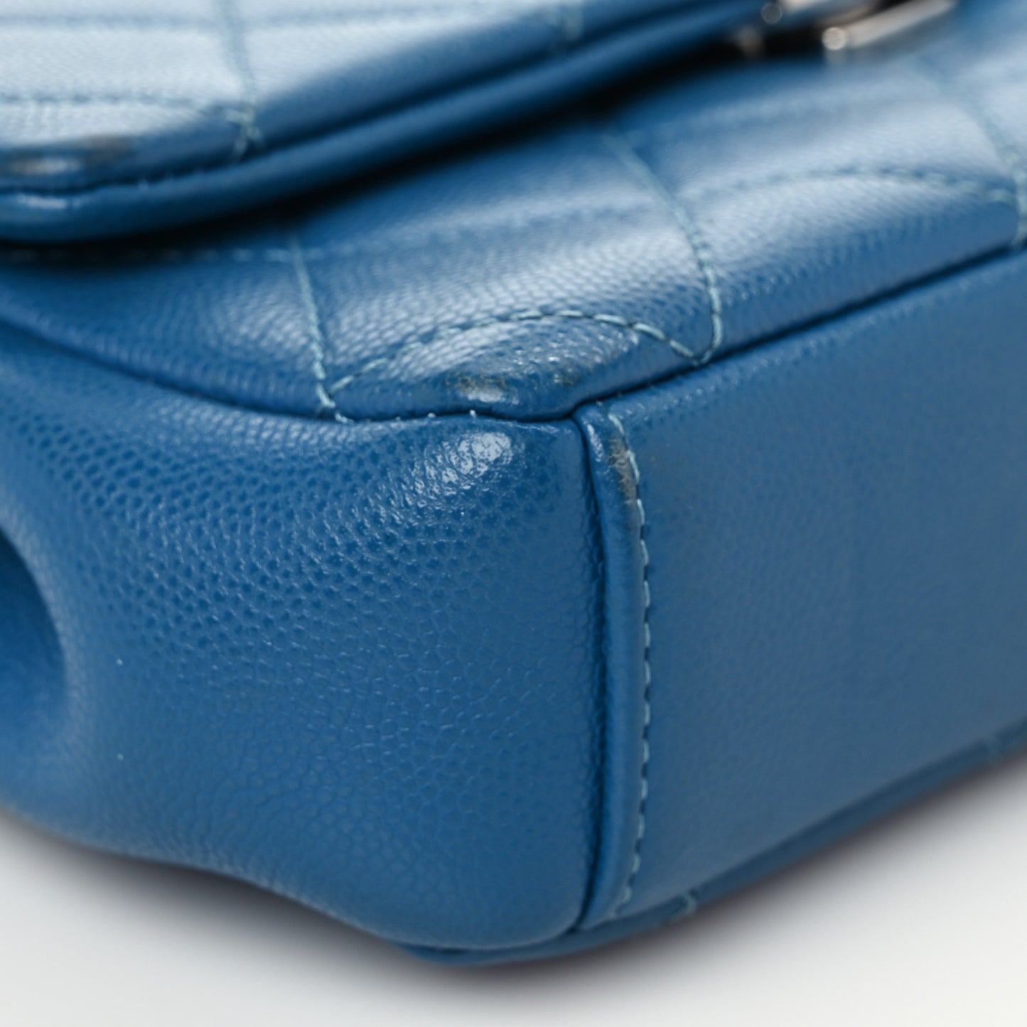 Caviar Quilted My Everything Small Flap Blue