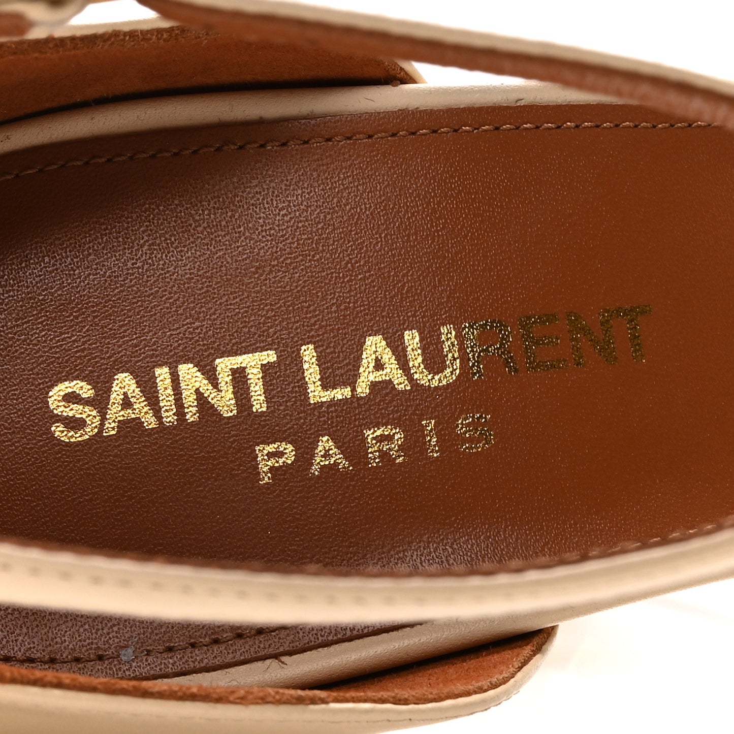 Calfskin 110 Opyum Sandals 39 Real Beige