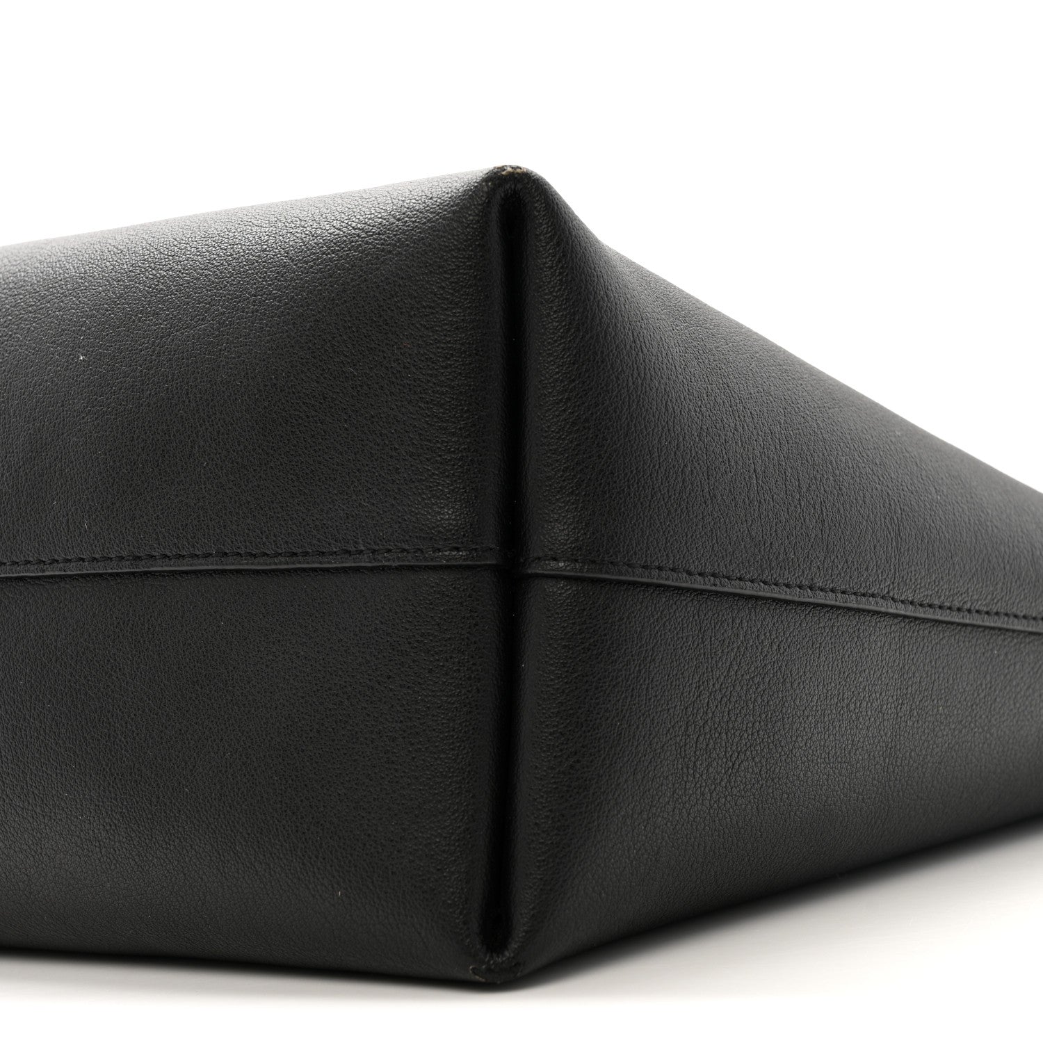 Saint Laurent Calfskin Large Shopping Tote Black 10 of 12