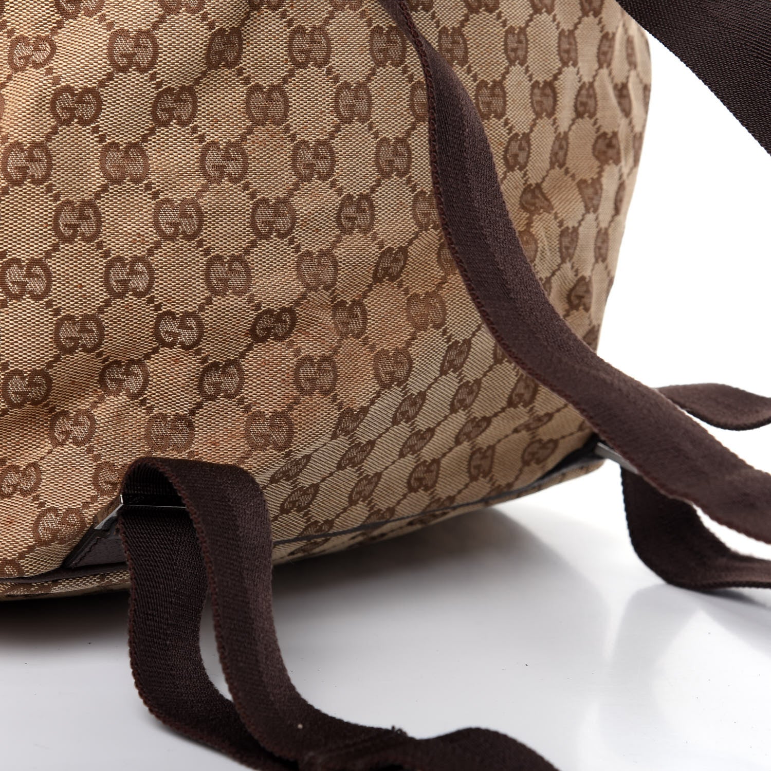 Gucci Monogram Backpack Dark Brown 9 of 11