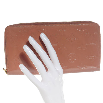 Louis Vuitton Vernis Zippy Wallet Rose Velours 2 of 8