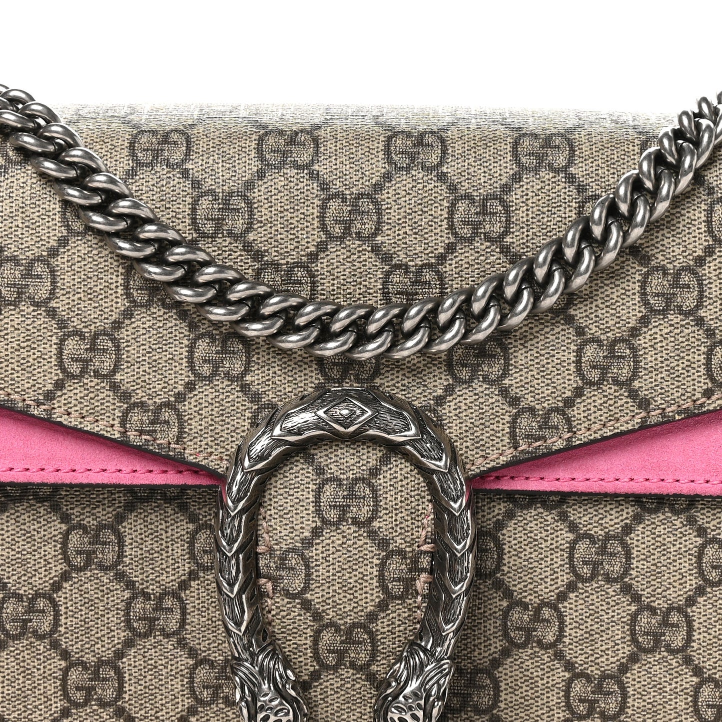 GG Supreme Monogram Small Dionysus Shoulder Bag Pink